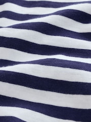 Navy/White Stripe Daisy Pocket T-Shirt (1.5-16yrs) - Image 6 of 7