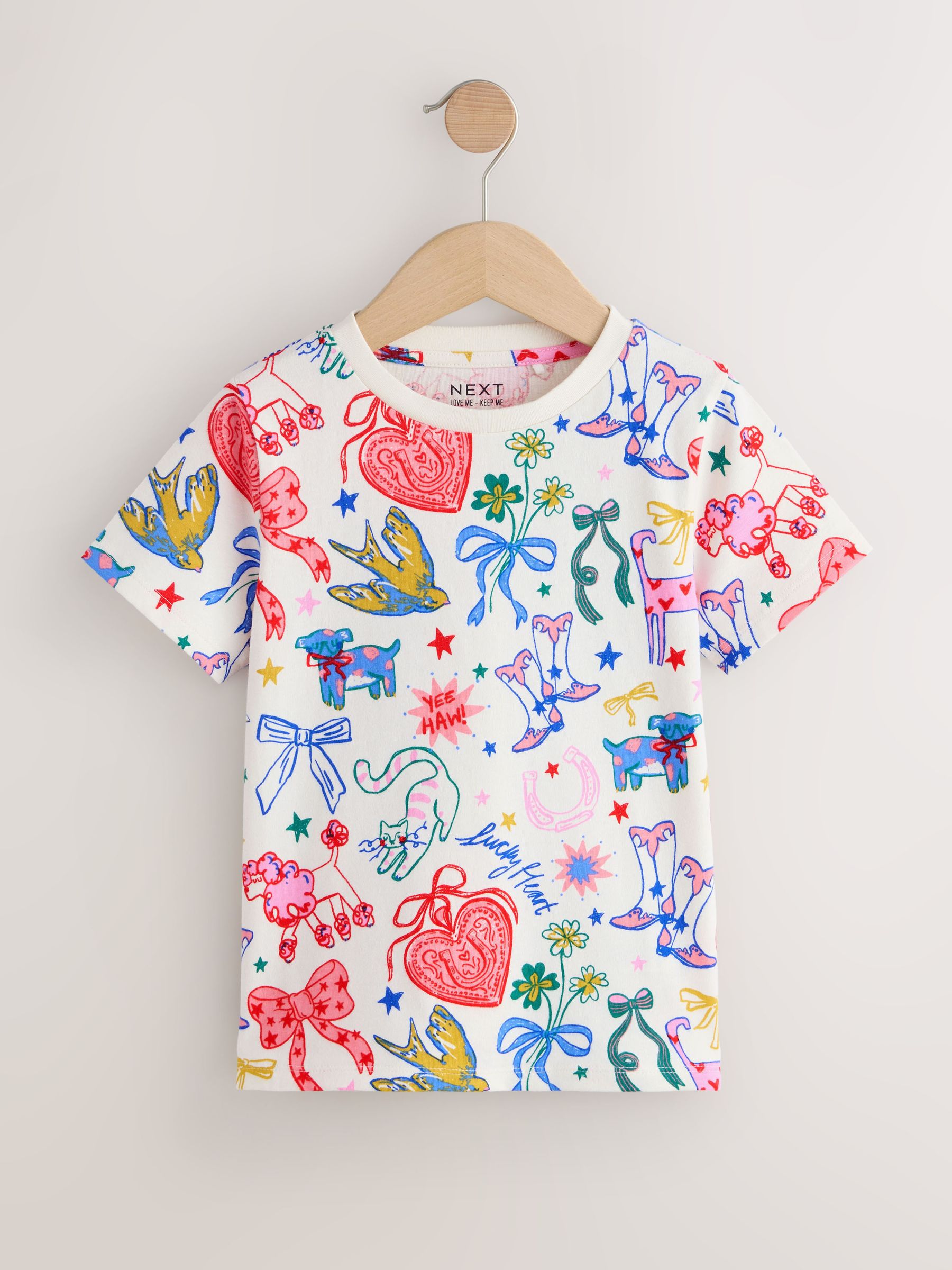 Buy Bright Charm 5 Pack T-Shirts (3-16yrs) from the Next UK online