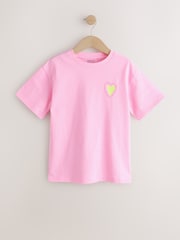 Bright Oversized Graphic T-Shirts 4 Pack (3-16yrs) - Image 4 of 8