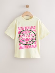 Yellow Nirvana Oversized Graphic T-Shirt (3-16yrs) - Image 1 of 4