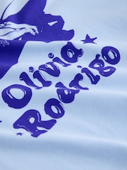 Blue Olivia Rodrigo Oversized T-Shirt (3-16yrs) - Image 7 of 7