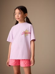 Purple Oversized Blondie Band T-Shirt (3-16yrs) - Image 1 of 8