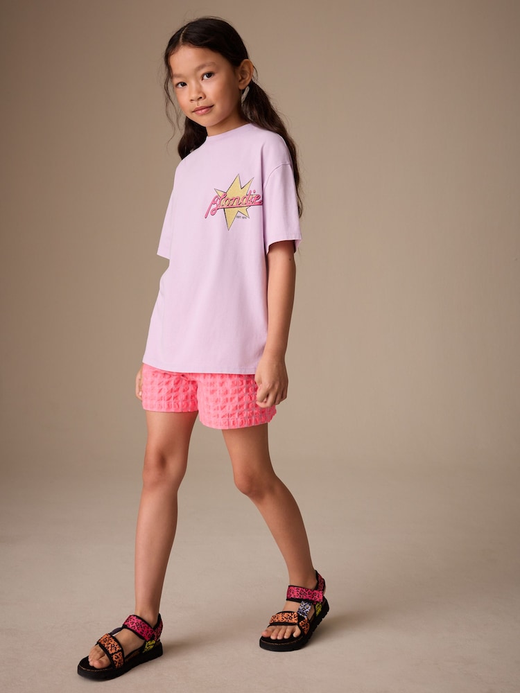 Purple Oversized Blondie Band T-Shirt (3-16yrs) - Image 2 of 8