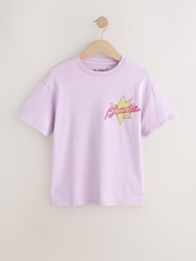 Purple Oversized Blondie Band T-Shirt (3-16yrs) - Image 6 of 8