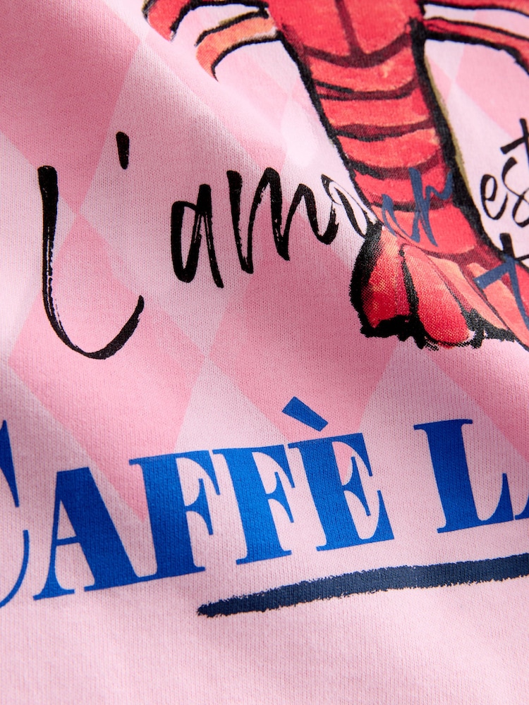 Pink Lobster - 超大版型印花 T 裇(3-16 歲) - 圖片 8/8 Pink Lobster - 超大版型印花 T 裇(3-16 歲) - 圖片 8/8