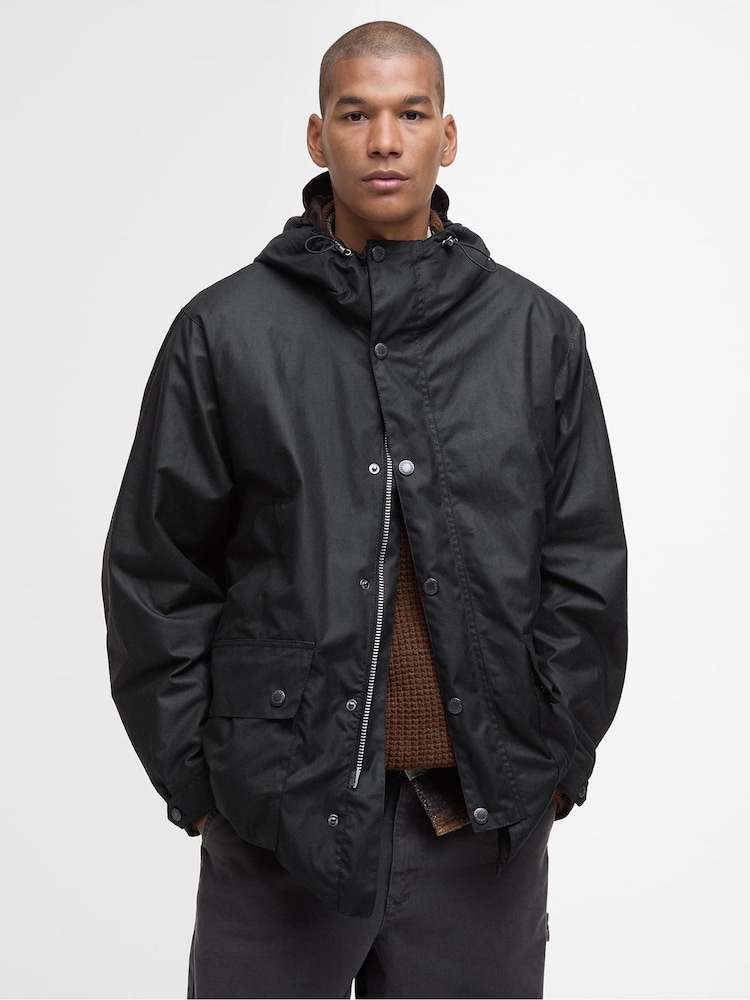 Barbour® Black Tide Wax Jacket - Image 1 of 7