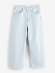 AGOLDE Flourish Blue Low Curve Fray Jeans - Image 6 of 10