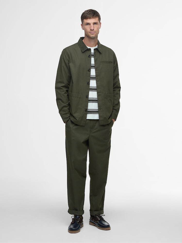 Barbour® Relaxed Fit Cole Poplin Trousers - صورة 1 من 6 Barbour® Relaxed Fit Cole Poplin Trousers - صورة 1 من 6