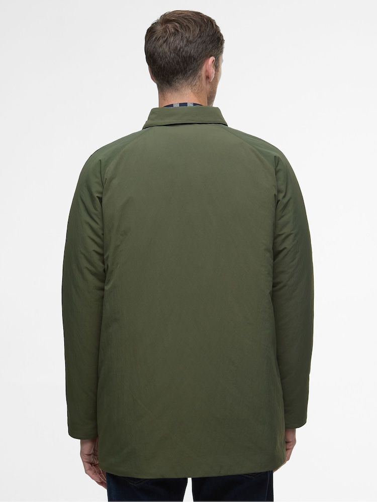 Barbour® Green Wadded Lorden Showerproof Jacket - Image 2 of 8