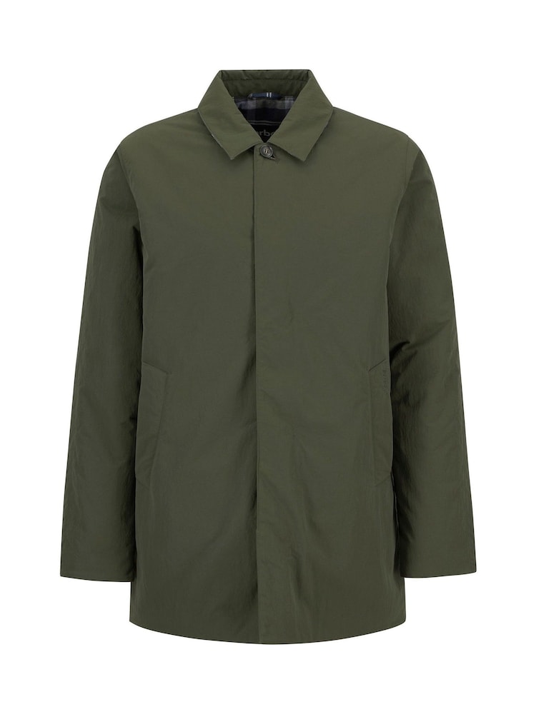 Barbour® Green Wadded Lorden Showerproof Jacket - Image 8 of 8