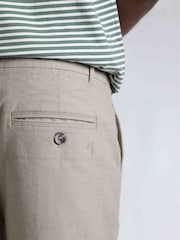 Weird Fish Cream Charleston Textured 100% Cotton Chino Shorts - Image 5 of 7
