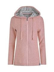 Weird Fish Pink Chicoa Full Zip Hooded Classic Macaroni Hoodie - Image 7 of 8