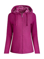 Weird Fish Magenta Chicoa Full Zip Hooded Classic Macaroni Hoodie - Image 6 of 7