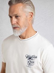Weird Fish Cream Marlin Back Print T-Shirt - Image 4 of 6