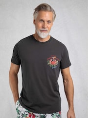 Preto - Camiseta estampada traseira Weird Fish Crabby Shack - Imagem 3 de 6