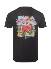 Preto - Camiseta estampada traseira Weird Fish Crabby Shack - Imagem 6 de 6