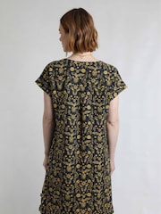 Weird Fish Blue Althea Printed Dress - Image 2 of 6