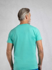 Weird Fish Blue Coordinates Front Print Graphic T-Shirt - Image 2 of 5