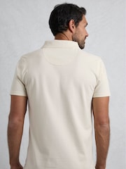 Weird Fish Cream Miles Pique 100% Cotton Polo Shirt - Image 2 of 6