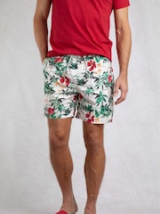 Weird Fish Green Belukha Printed Swim Shorts - Image 1 of 7