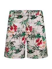 Weird Fish Green Belukha Printed Swim Shorts - Image 7 of 7