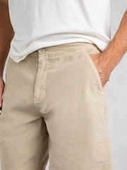 Weird Fish Cream Munro Cord Shorts - Image 3 of 8