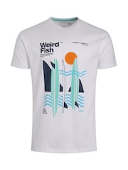 Weird Fish White Coordinates Front Print Graphic T-Shirt - Image 5 of 6