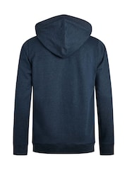 Weird Fish Blue Bryant Front Print Graphic Popover Hoodie - Image 6 of 6