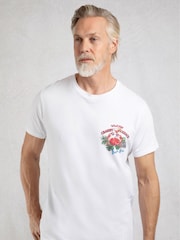 Branco - Camiseta estampada traseira Weird Fish Crabby Shack - Imagem 1 de 7