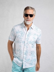 Azul - Camisas havaianas Weird Fish Tarim - Imagem 1 de 6