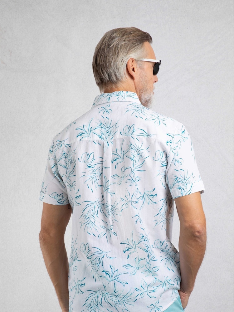 Azul - Camisas havaianas Weird Fish Tarim - Imagem 2 de 6
