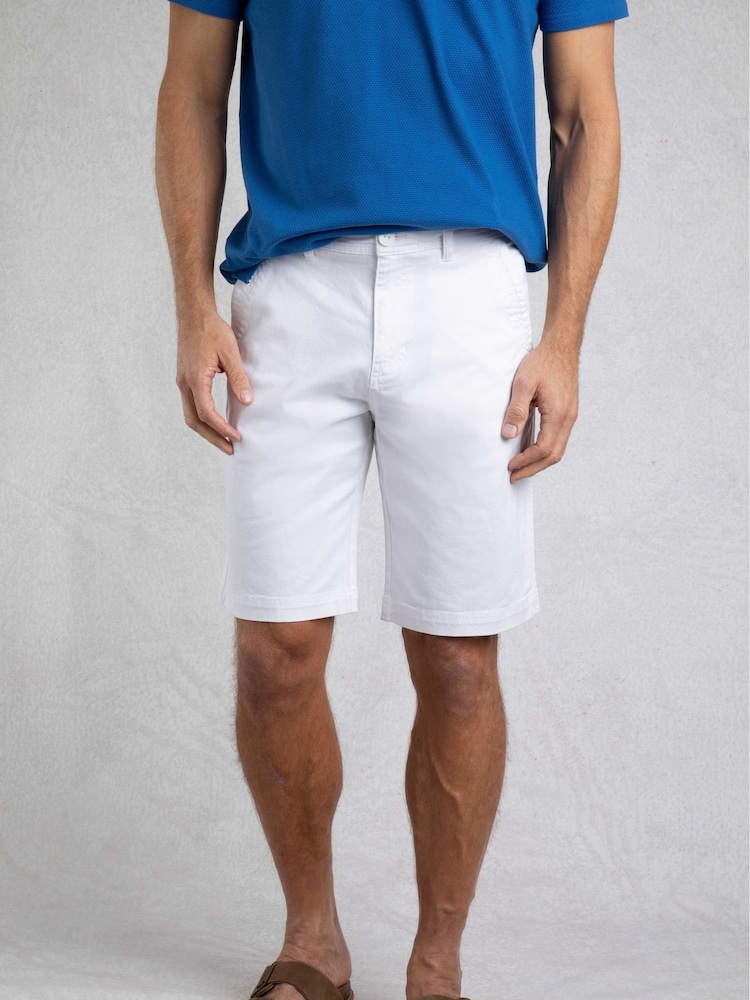 Weird Fish White Rayburn Flat Front Shorts - Image 1 of 8