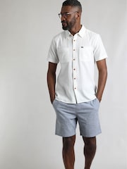 Weird Fish Cream Hinton Crepe Shirt - Image 1 of 6