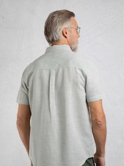 Weird Fish Grey Washton Short Sleeve Shirt - Image 2 of 6