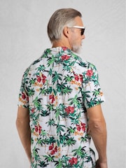 Weird Fish Green Holborn Hawaiian Shirt - Image 2 of 7
