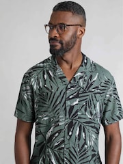 Weird Fish ArmyGn Holborn Hawaiian Shirt - Image 4 of 7