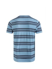 Azul - Weird Fish Xavier Crepe Stripe T-Shirt - Imagen 7 de 7