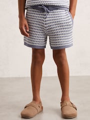 Reiss Blue/White Peter Shorts - Image 3 of 4