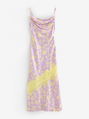 Omnes Purple Amber Floral Strappy Lace Dress - Image 5 of 6