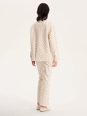 Белый - Omnes Magnus 100% Cotton Floral Print Patch Pockets Jacket - Image 2 of 5