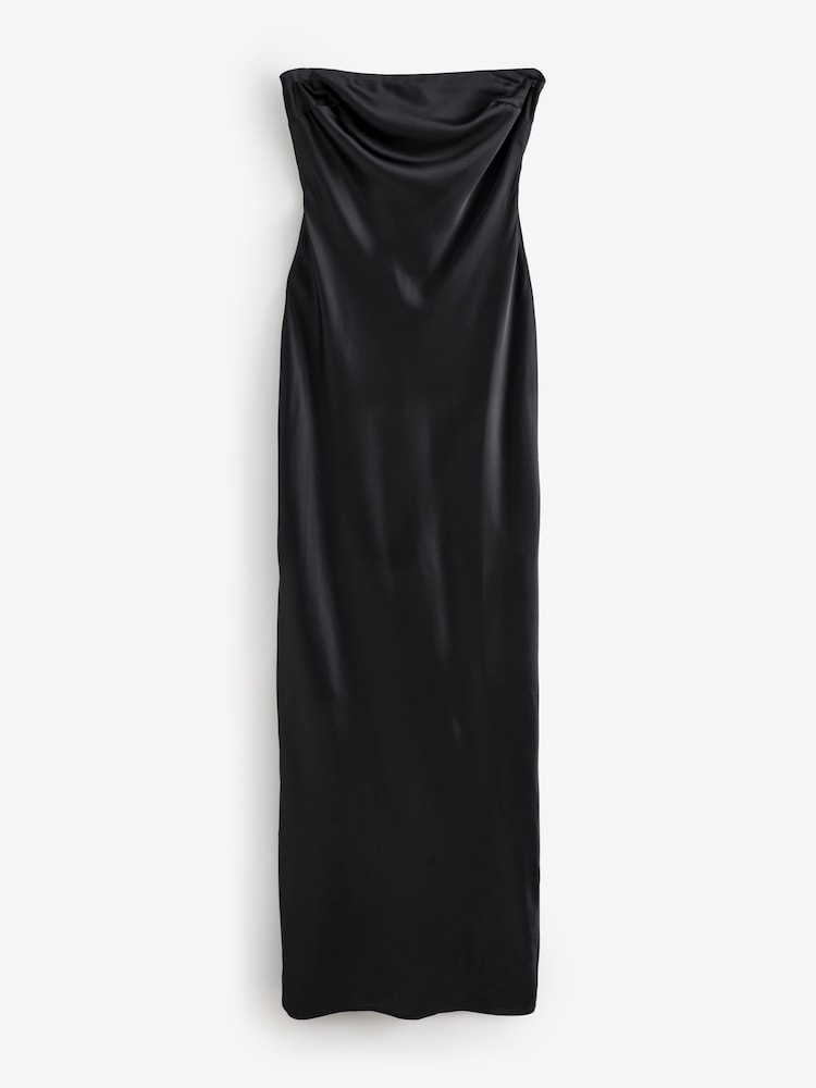 Omnes Black Amdra Strapless Bandeau Maxi Dress - Image 1 of 1