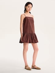 Omnes 100% Cotton Meryl Drop Waist Strappy Mini Dress - Bild 2 von 5