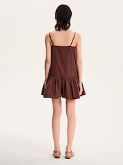 Omnes 100% Cotton Meryl Drop Waist Strappy Mini Dress - Bild 3 von 5