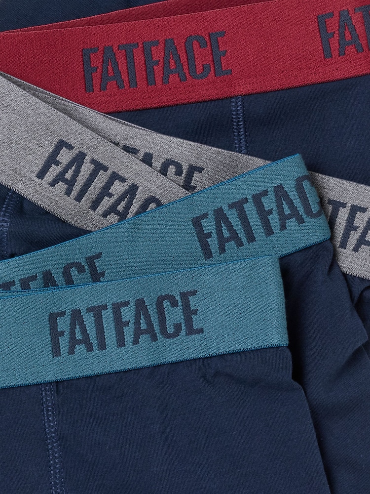 FatFace 3 Pairs of Contrast Waistband Boxers - Slika 2 iz 2 FatFace 3 Pairs of Contrast Waistband Boxers - Slika 2 iz 2