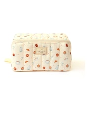 The Flat Lay Co. Marshmallow Open Flat Box Makeup Bag - Image 1 of 5