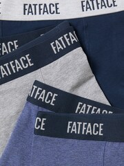 FatFace Navy 10 Pairs of Plain Boxers - Image 2 of 2