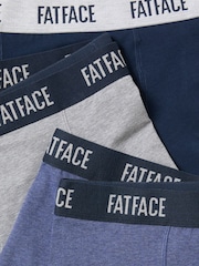 Tengerészkék - FATFACE 10 Sima Boxeralsó párok - 3/ 3 kép