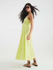 River Island Green Strappy Trapeze Dress - Image 2 of 5