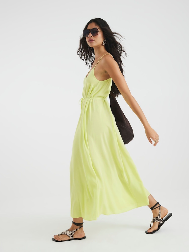 Verde - River Island Strappy Trapeze Dress - Image 4 of 5