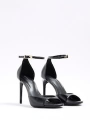 River Island Black Closed Back Heeled Sandals - Image 4 of 5